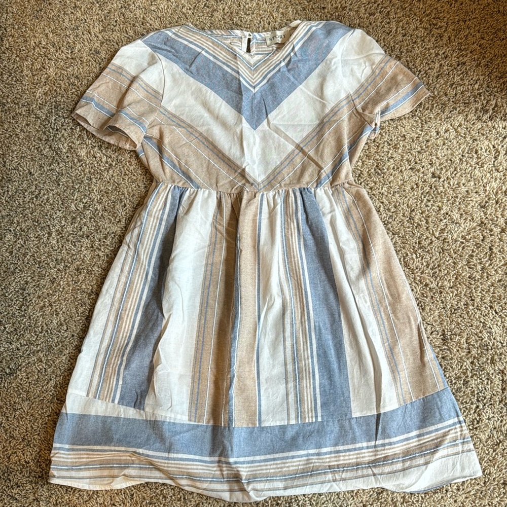 Red dress babydoll dress size small